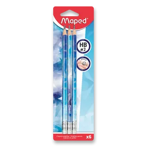 Maped Arctic Graphitstifte – 6 Stück, Härtegrad HB, Blisterverpackung